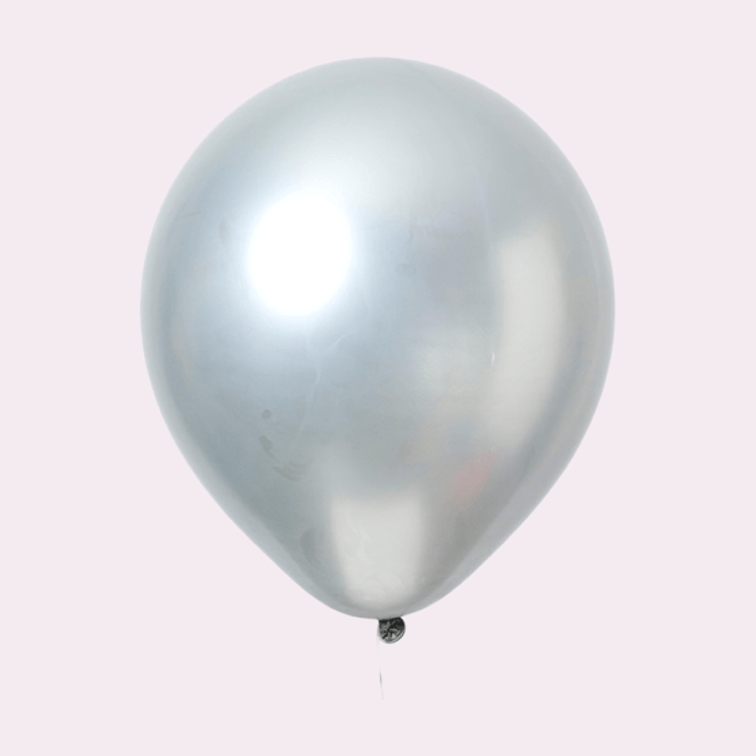 Globo Chrome Plata #18 – Globitos Drupys