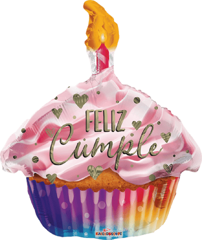 Globo Cupcake Cumpleaños