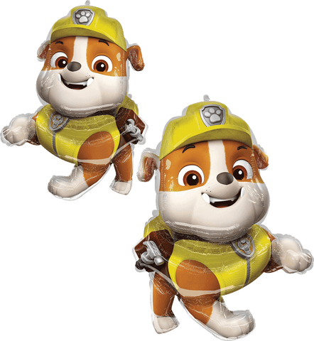 Globo Metalico 24" Rubble Paw Patrol