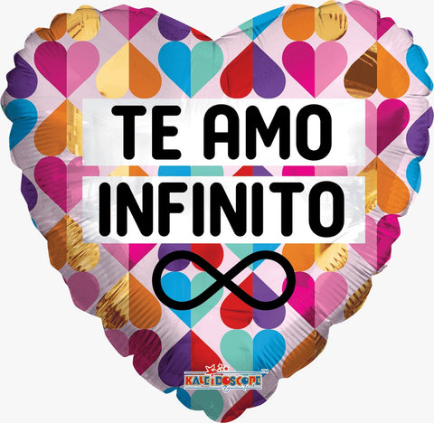 Globo Metalico 18” Te Amo Infinito