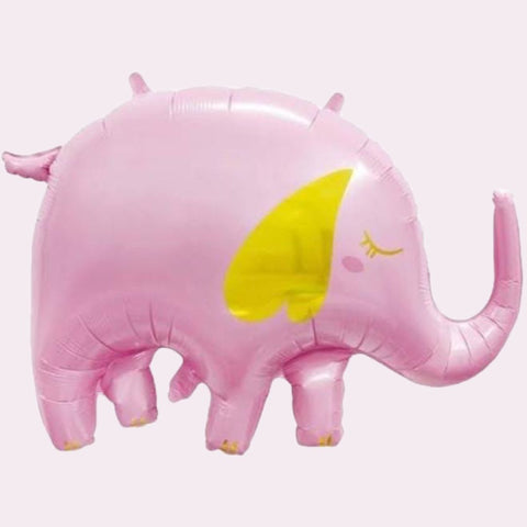 Globo Metálico Elefante Rosa