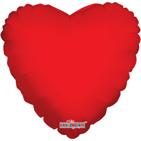 Corazón Metálico Rojo 18"