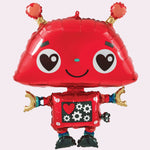 Globo Metalico 24" Robot Amor